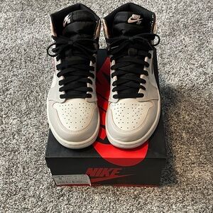 Nike SB Air Jordan 1 High OG Defiant Men's White and Black High-Top Sneakers